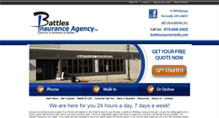 Desktop Screenshot of battlesinsurance.com