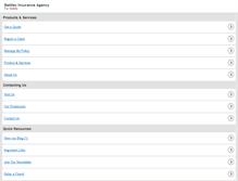 Tablet Screenshot of battlesinsurance.com